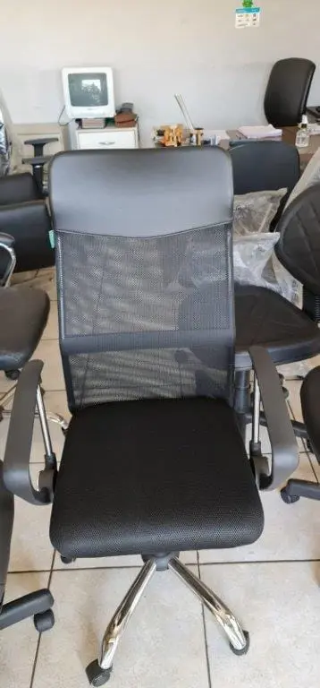 Cadeira Diretor em Tela Cinza